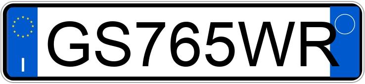 Numer rejestracyjny GS765WR posiada DR dr 3.0