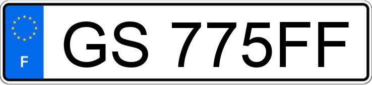 Numer rejestracyjny GS775FF posiada CITROEN XSARA PICASSO