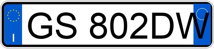 Numer rejestracyjny GS802DW posiada FIAT PANDA
