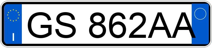 Numer rejestracyjny GS862AA posiada DS DS4