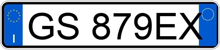 Numer rejestracyjny GS879EX posiada MERCEDES Classe A