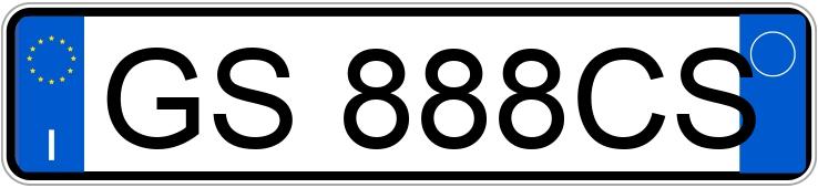 Numer rejestracyjny GS888CS posiada OPEL Corsa 6a serie