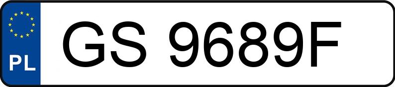 Numer rejestracyjny GS 9689F posiada AUDI A4 - GS9689F