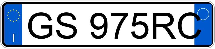 Numer rejestracyjny GS975RC posiada VOLKSWAGEN Polo 6a serie