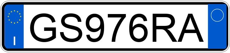 Numer rejestracyjny GS976RA posiada VOLKSWAGEN Golf 8a serie Numer rejestracyjny GS976RA posiada VOLKSWAGEN Golf 8a serie