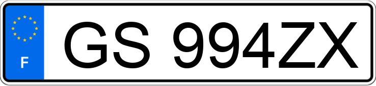 Numer rejestracyjny GS994ZX posiada PEUGEOT 205 Numer rejestracyjny GS994ZX posiada PEUGEOT 205