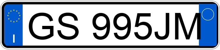 Numer rejestracyjny GS995JM posiada BMW X3