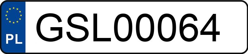 Numer rejestracyjny GSL 00064 posiada AUDI A4 - GSL00064
