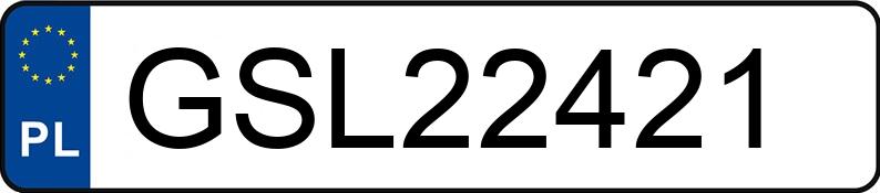 Numer rejestracyjny GSL 22421 posiada VOLKSWAGEN Passat B6 1.9 TDI MR`05 E4 Sportline - GSL22421