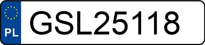 Numer rejestracyjny GSL 25118 posiada PEUGEOT 307 1.6 I 16V - GSL25118