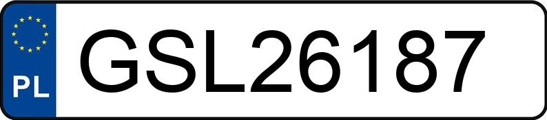 Numer rejestracyjny GSL 26187 posiada OPEL OMEGA - GSL26187