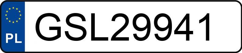 Numer rejestracyjny GSL 29941 posiada VOLVO 850 Kat. 850 Kat. - GSL29941