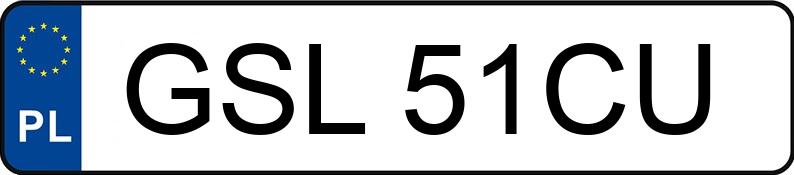 Il numero di registrazione GSL 51CU ha SEAT Cordoba 1.6 Kat. 6K/C GLX - GSL51CU