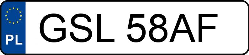 Numer rejestracyjny GSL 58AF posiada GAZ 69 - GSL58AF