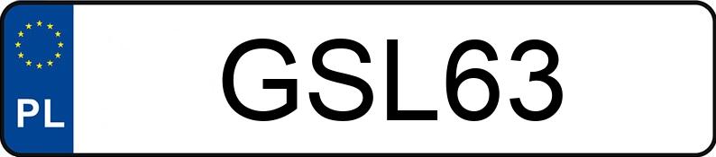 Numer rejestracyjny GSL 63 posiada BMW 735i Kat. E38 735i Kat. E38 - GSL63