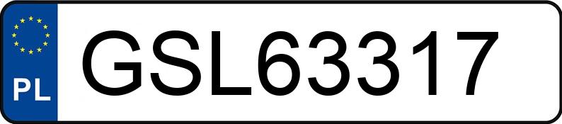 Numer rejestracyjny GSL 63317 posiada FIAT PUNTO - GSL63317 Numer rejestracyjny GSL 63317 posiada FIAT PUNTO - GSL63317