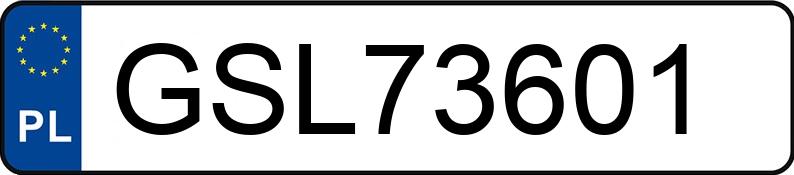 Numer rejestracyjny GSL 73601 posiada PEUGEOT BOXER - GSL73601