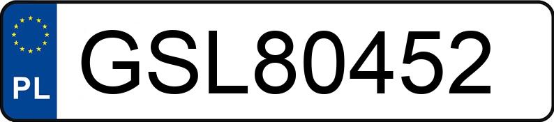 Numer rejestracyjny GSL 80452 posiada BMW 523i Kat. MR`95 E39 523i Kat. MR`95 E39 - GSL80452