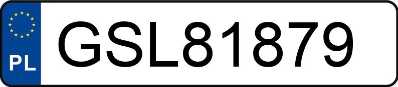 Numer rejestracyjny GSL 81879 posiada FORD Mustang 2.3 EcoBoost MR`15 E6 Mustang 2.3 EcoBoost MR`15 E6 - GSL81879
