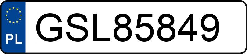Numer rejestracyjny GSL 85849 posiada OPEL ASTRA - GSL85849 Numer rejestracyjny GSL 85849 posiada OPEL ASTRA - GSL85849