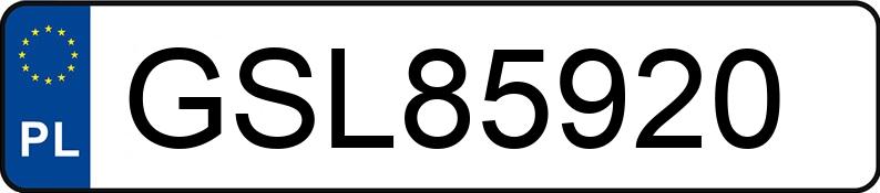 Numer rejestracyjny GSL 85920 posiada BMW X6 - GSL85920