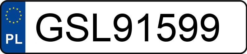 Numer rejestracyjny GSL 91599 posiada VOLKSWAGEN PASSAT - GSL91599 Numer rejestracyjny GSL 91599 posiada VOLKSWAGEN PASSAT - GSL91599