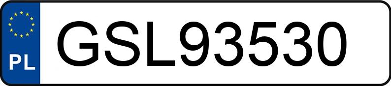 Numer rejestracyjny GSL 93530 posiada RENAULT LAGUNA - GSL93530