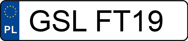 Numer rejestracyjny GSL FT19 posiada URSUS C 360 - GSLFT19 Numer rejestracyjny GSL FT19 posiada URSUS C 360 - GSLFT19