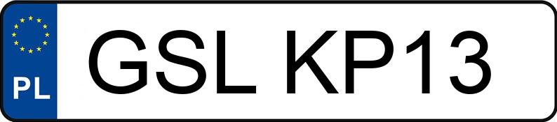 Numer rejestracyjny GSL KP13 posiada SUZUKI Enduro od 250 ccm DR-Z 400 SM - GSLKP13