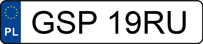 Numer rejestracyjny GSP 19RU posiada PEUGEOT 308 1.6 HDI MR`07 E4 Trendy nICE 110 - GSP19RU Numer rejestracyjny GSP 19RU posiada PEUGEOT 308 1.6 HDI MR`07 E4 Trendy nICE 110 - GSP19RU