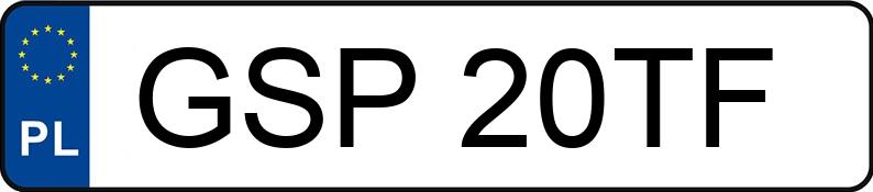 Numer rejestracyjny GSP 20TF posiada CITROEN C5 - GSP20TF