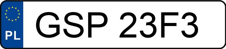 Numer rejestracyjny GSP 23F3 posiada PORSCHE Cayenne III MR`24 E6d Black Edition S&S Tiptronic S - GSP23F3