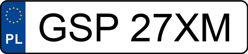 Numer rejestracyjny GSP 27XM posiada PEUGEOT PARTNER - GSP27XM