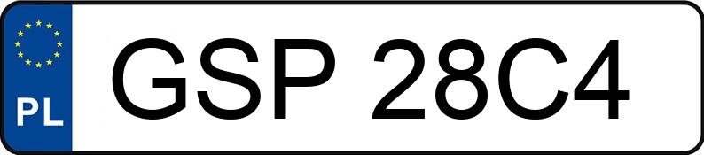 Numer rejestracyjny GSP 28C4 posiada FERRARI 296 MR`22 E6 GTS - GSP28C4 Numer rejestracyjny GSP 28C4 posiada FERRARI 296 MR`22 E6 GTS - GSP28C4