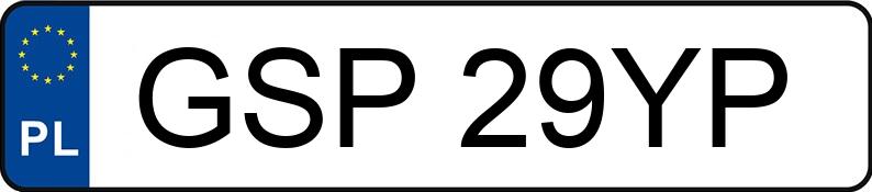 Numer rejestracyjny GSP 29YP posiada SKODA Octavia 1.6 MR`97 SLXi - GSP29YP