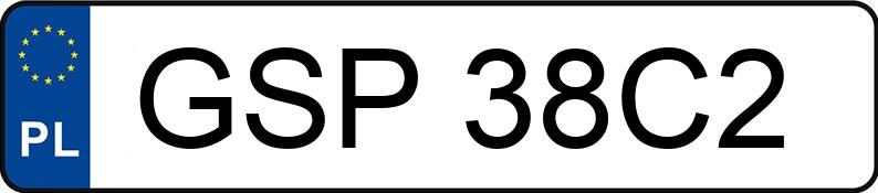 Numer rejestracyjny GSP 38C2 posiada PORSCHE Cayenne III MR`24 E6d S&S Tiptronic S - GSP38C2