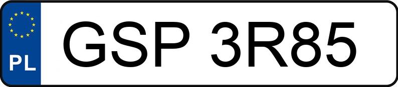 Numer rejestracyjny GSP 3R85 posiada PEUGEOT 508 - GSP3R85