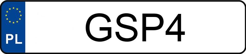 Numer rejestracyjny GSP 4 posiada VOLKSWAGEN Golf IV MR`97 V6 4MOTION - GSP4
