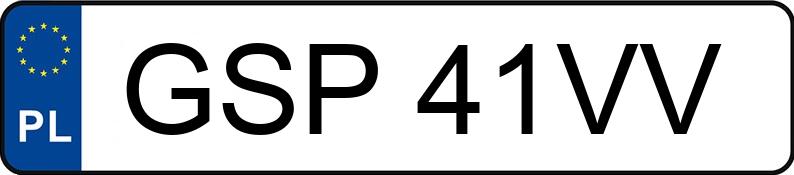 Numer rejestracyjny GSP 41VV posiada VOLKSWAGEN POLO - GSP41VV
