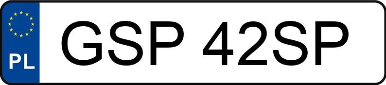 Numer rejestracyjny GSP 42SP posiada HYUNDAI I30 - GSP42SP Numer rejestracyjny GSP 42SP posiada HYUNDAI I30 - GSP42SP