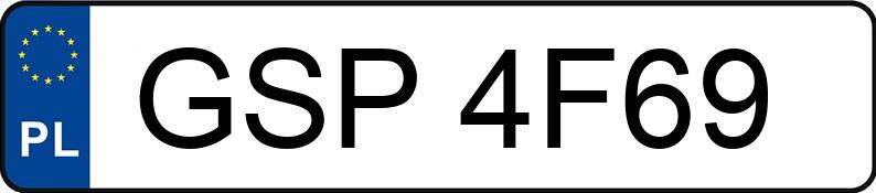 Numer rejestracyjny GSP 4F69 posiada MAZDA CX-3 - GSP4F69