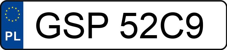 Numer rejestracyjny GSP 52C9 posiada PORSCHE Cayenne III MR`24 E6d Black Edition S&S Tiptronic S - GSP52C9