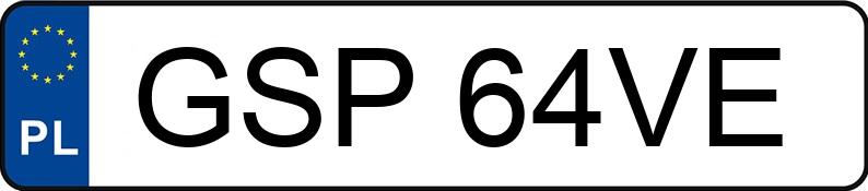 Numer rejestracyjny GSP 64VE posiada TOYOTA COROLLA - GSP64VE