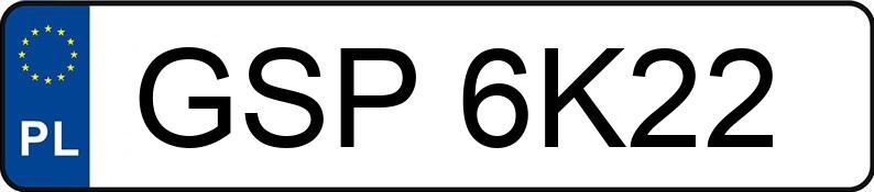 Numer rejestracyjny GSP 6K22 posiada OPEL Vectra C 2.2 MR`02 E3 Essentia - GSP6K22