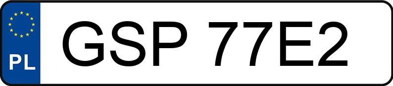 Numer rejestracyjny GSP 77E2 posiada VOLKSWAGEN Caddy GP 1.6 TDI MR`11 E5 2.3t Caddy GP 1.6 TDI MR`11 E5 2.3t - GSP77E2