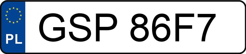 Il numero di registrazione GSP 86F7 ha PORSCHE Cayenne III MR`24 E6d Black Edition S&S Tiptronic S - GSP86F7