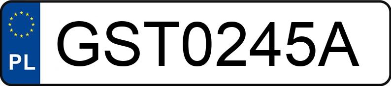 Numer rejestracyjny GST 0245A posiada RENAULT MEGANE - GST0245A