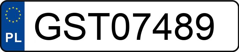 Numer rejestracyjny GST 07489 posiada FORD GALAXY - GST07489
