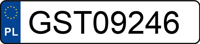 Numer rejestracyjny GST 09246 posiada VOLKSWAGEN Bora 1.9 TD MR`98 E3 Basis - GST09246