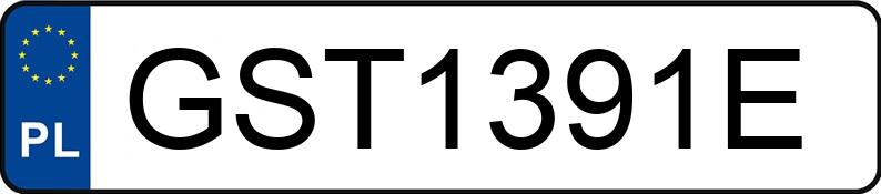 Numer rejestracyjny GST 1391E posiada VOLKSWAGEN Golf V 2.0 TDI MR`03 E4 - GST1391E Numer rejestracyjny GST 1391E posiada VOLKSWAGEN Golf V 2.0 TDI MR`03 E4 - GST1391E
